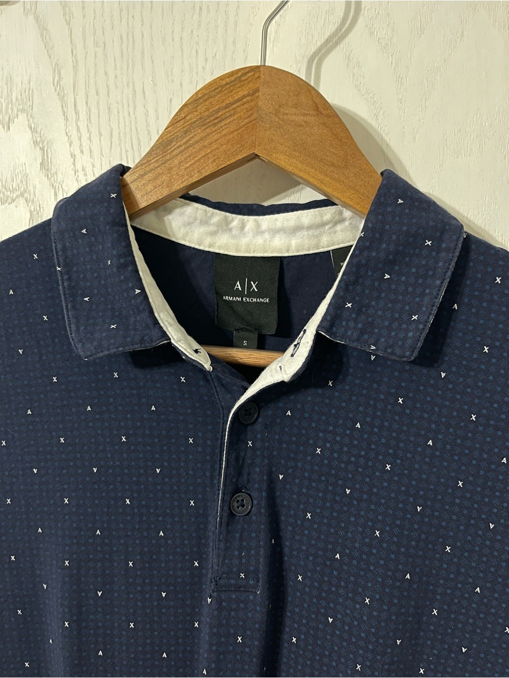 Armani Exchange Men’s Navy Polo